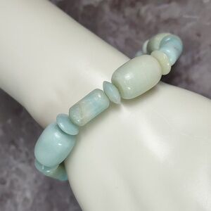 Jay King Aqua/Green Chrysoprase Stretch Bracelet